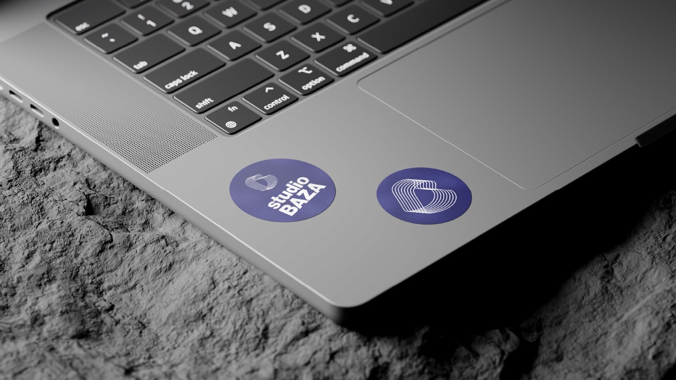 Studio Baza laptop stickers