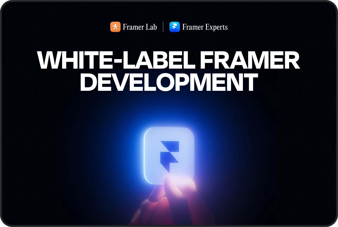 White label framer development Image