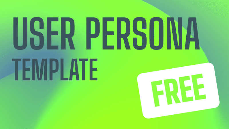 未來主義的霓虹風格插圖，展示了一個用戶角色概況，與數據圖表、圖形和見解相連，象徵著目標、需求和用戶體驗研究分析。