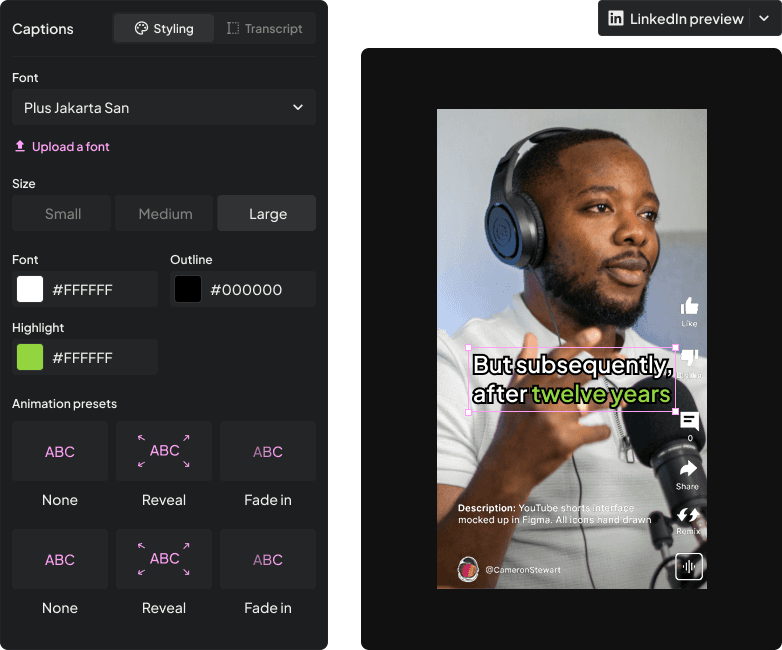 Drag and drop functionality