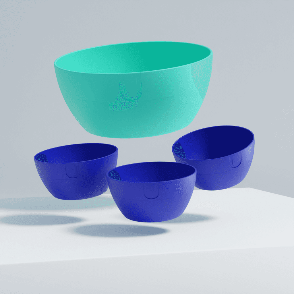 UBITE bio bowls in two colours