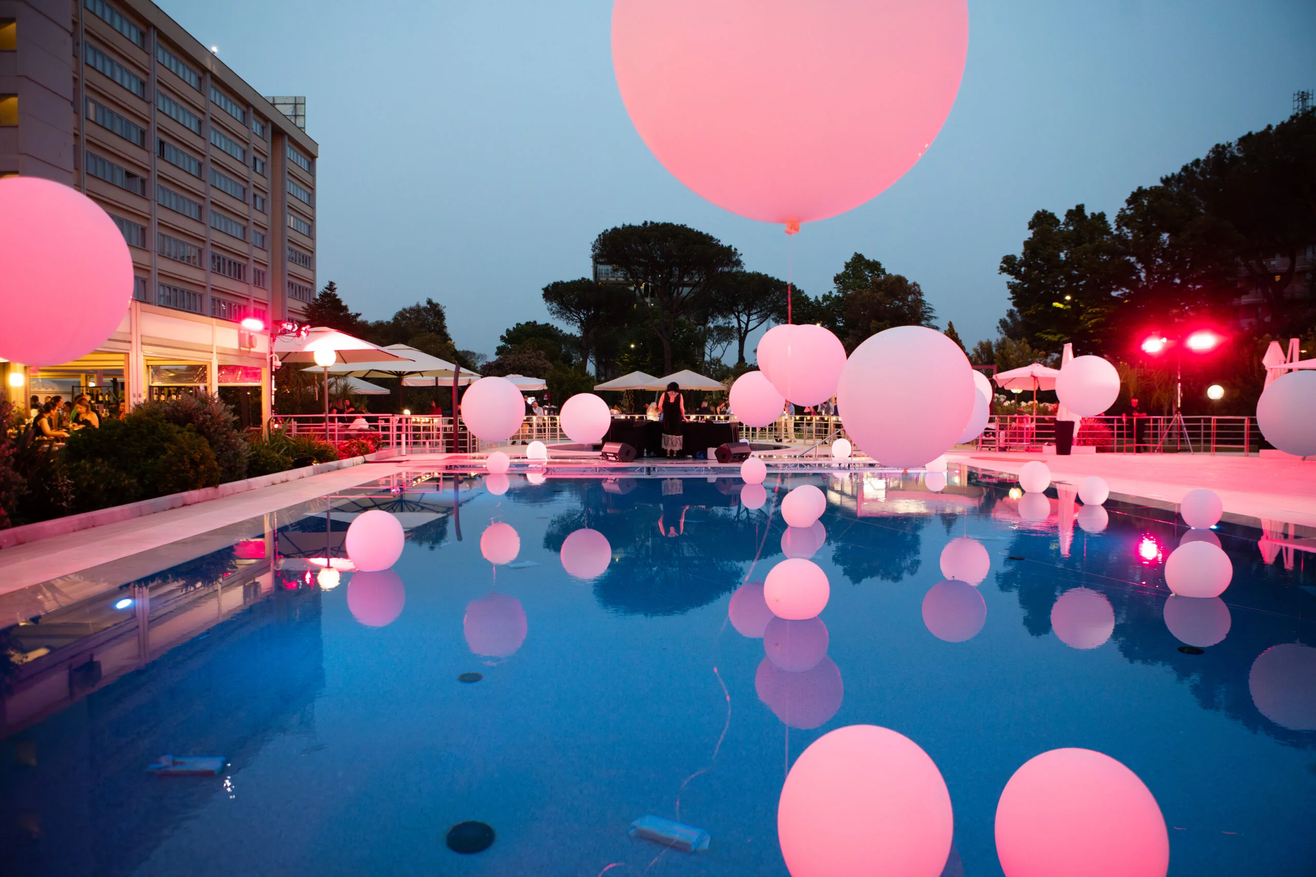 Pool Installation at Holiday Inn Event