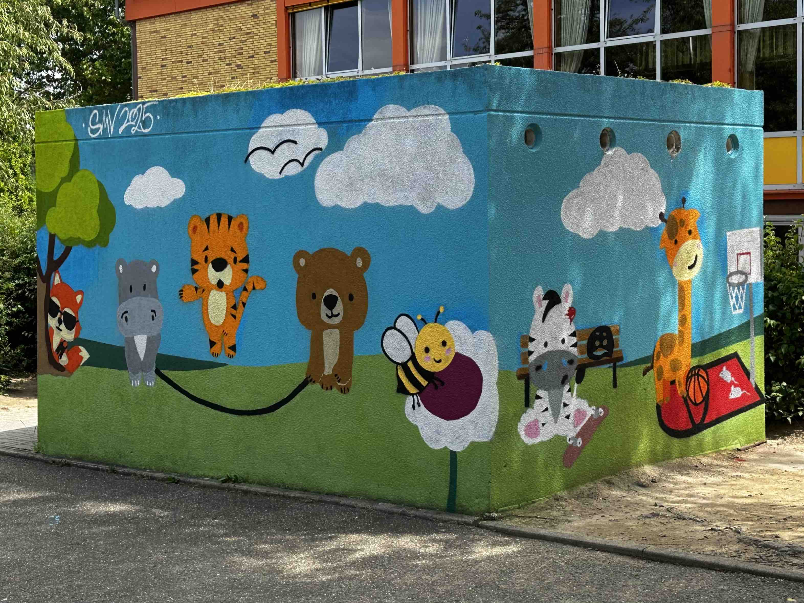 Graffiti-Workshop an der Leimbachtalschule Dielheim