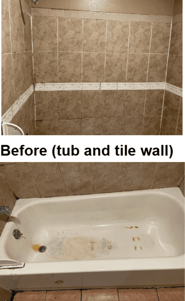 Bellevue Tub to shower conversion before