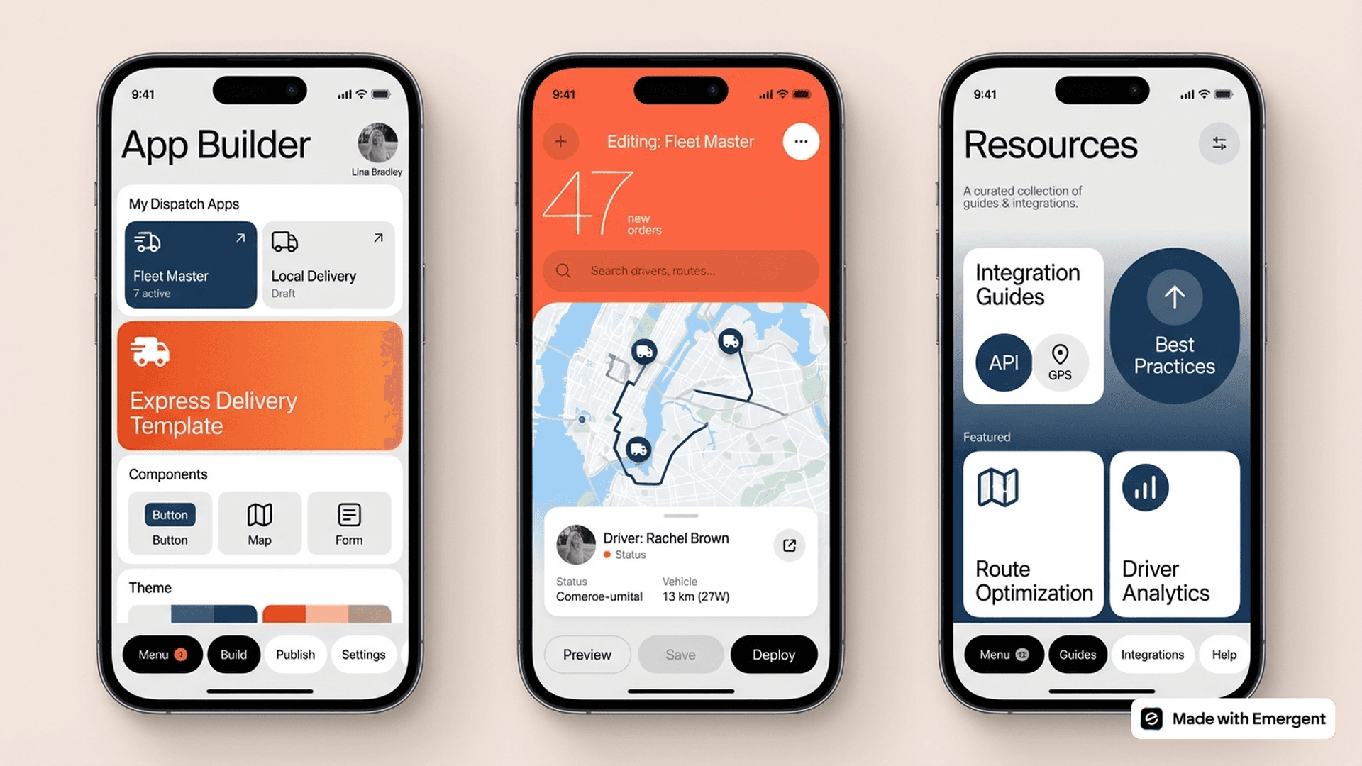 Logistics Dispatch App Made With Emergent