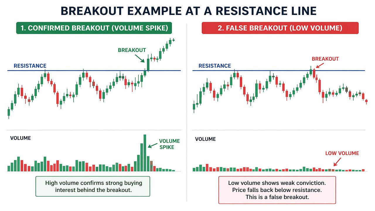 Volume Confirms Breakouts