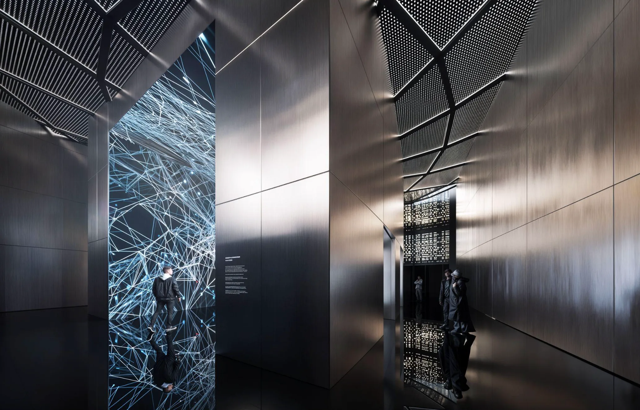 spatial design immersive visitor experience international centre for AI by Boris Kislitsin