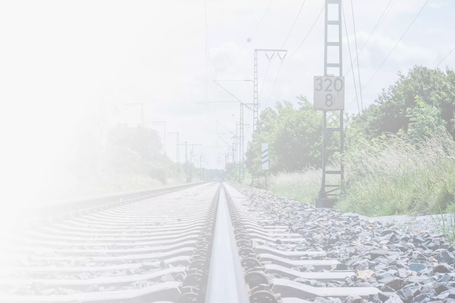 Rails with Utility Poles