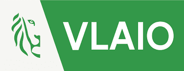 Official logo of VLAIO (Flanders Innovation & Entrepreneurship), signifying the agency's support for the AI textile sorting project.