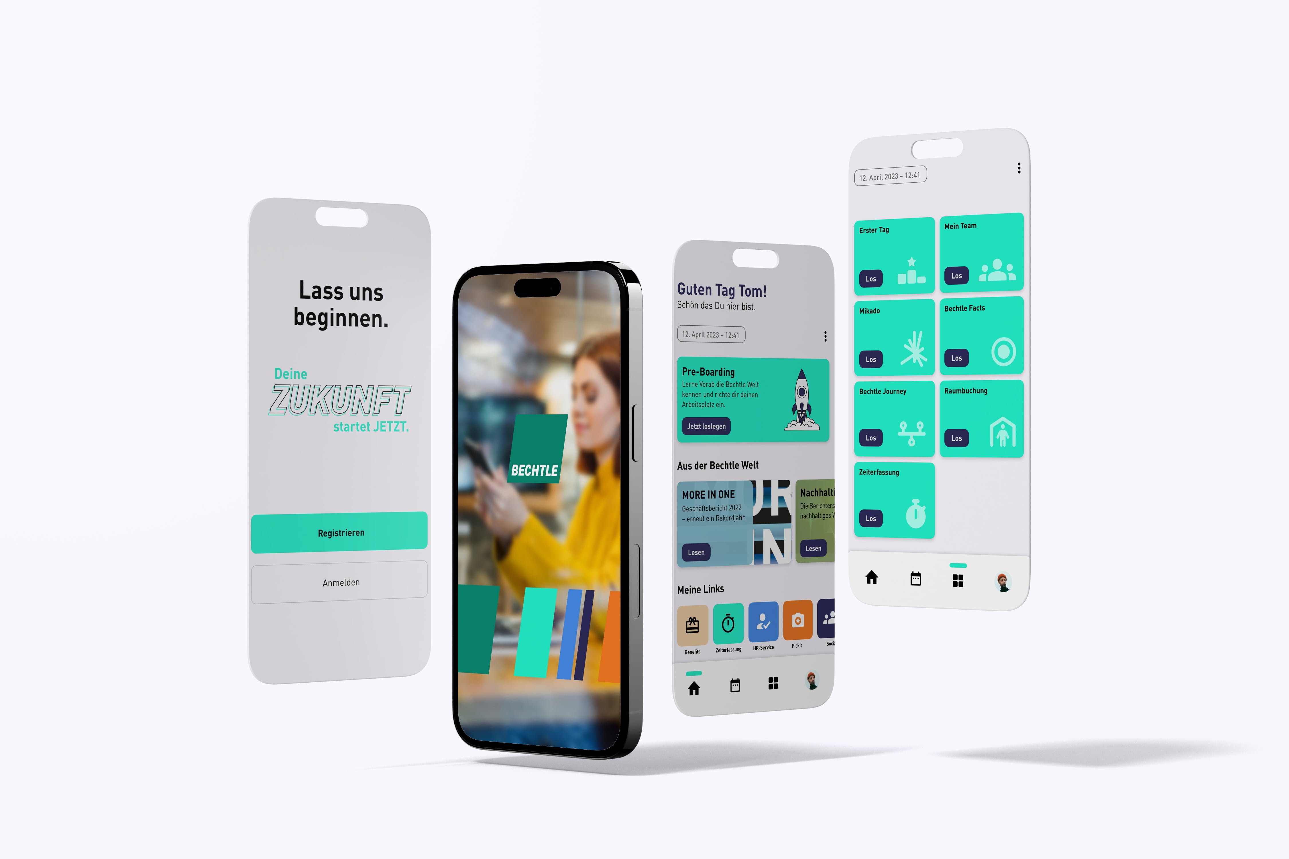 Bechtle Onboarding Mockup