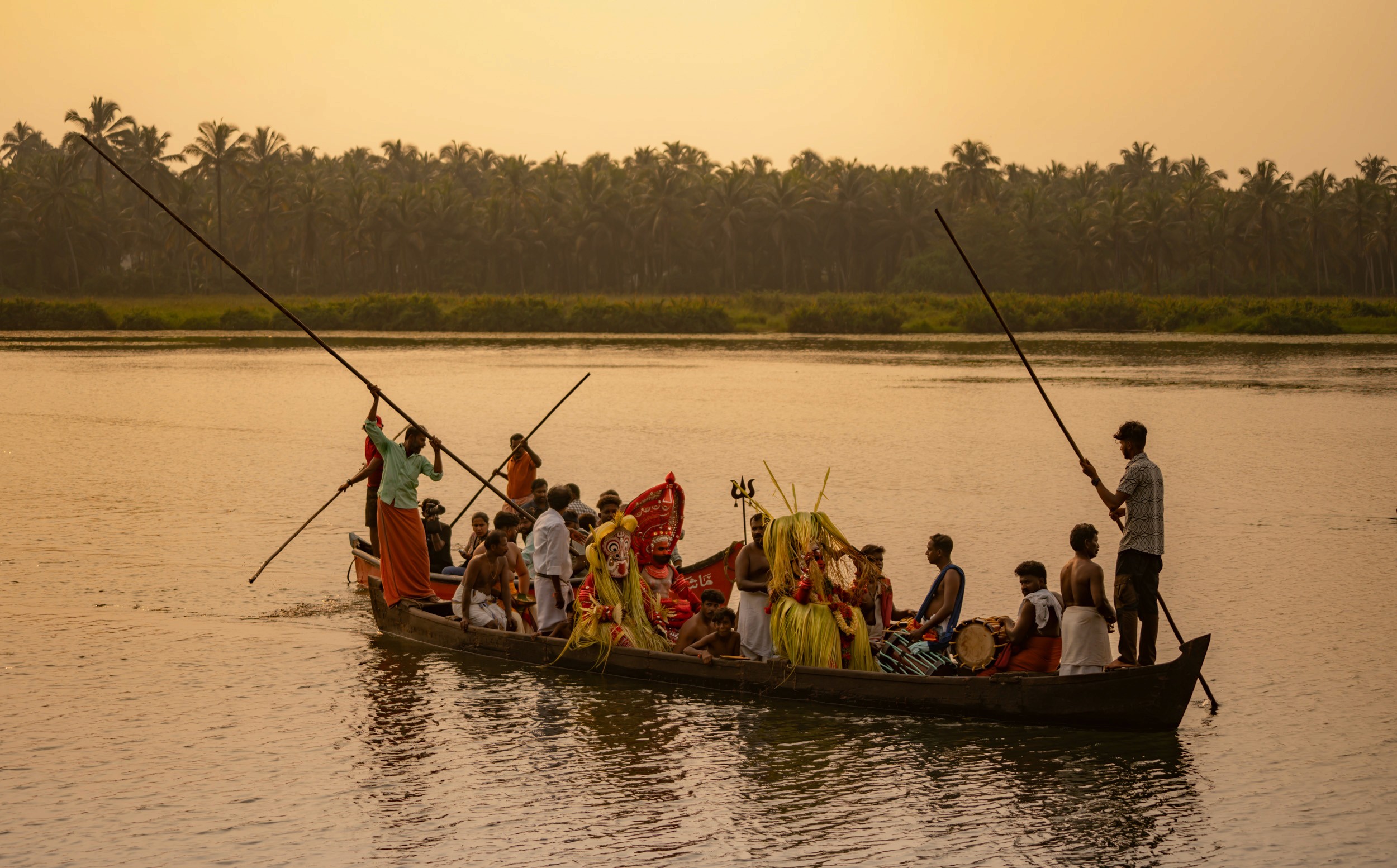 The Crossing — Gods and mortals drifting on the same current.