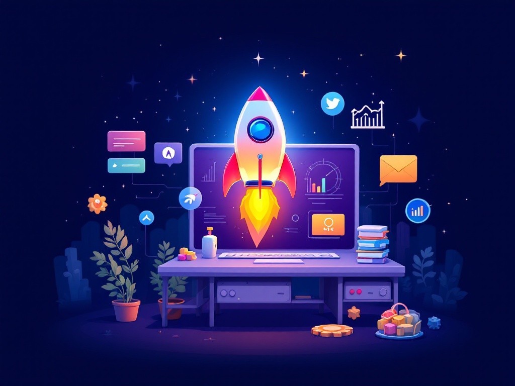 space ship with chart in the background