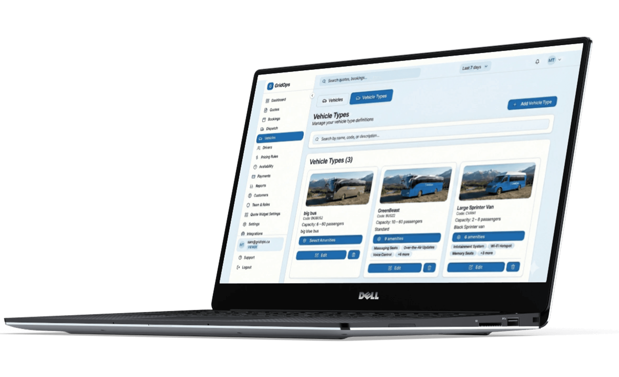 a laptotp open to a gridops back office page