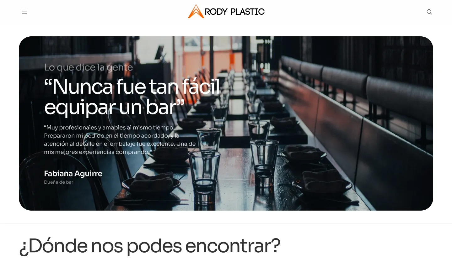 Arvox Studio - Diseño web y ecommerce de RodyPlastic
