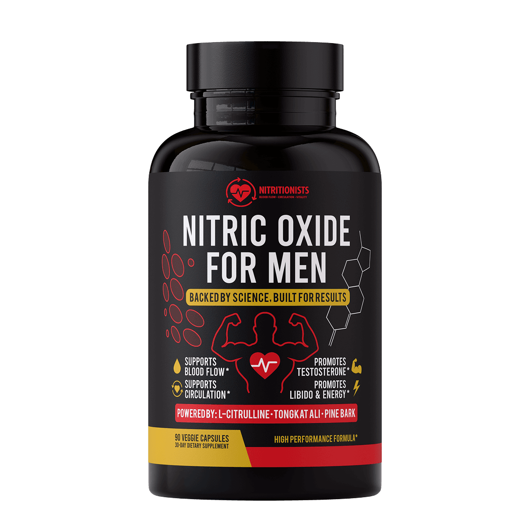 nitric oxide supplement bottle