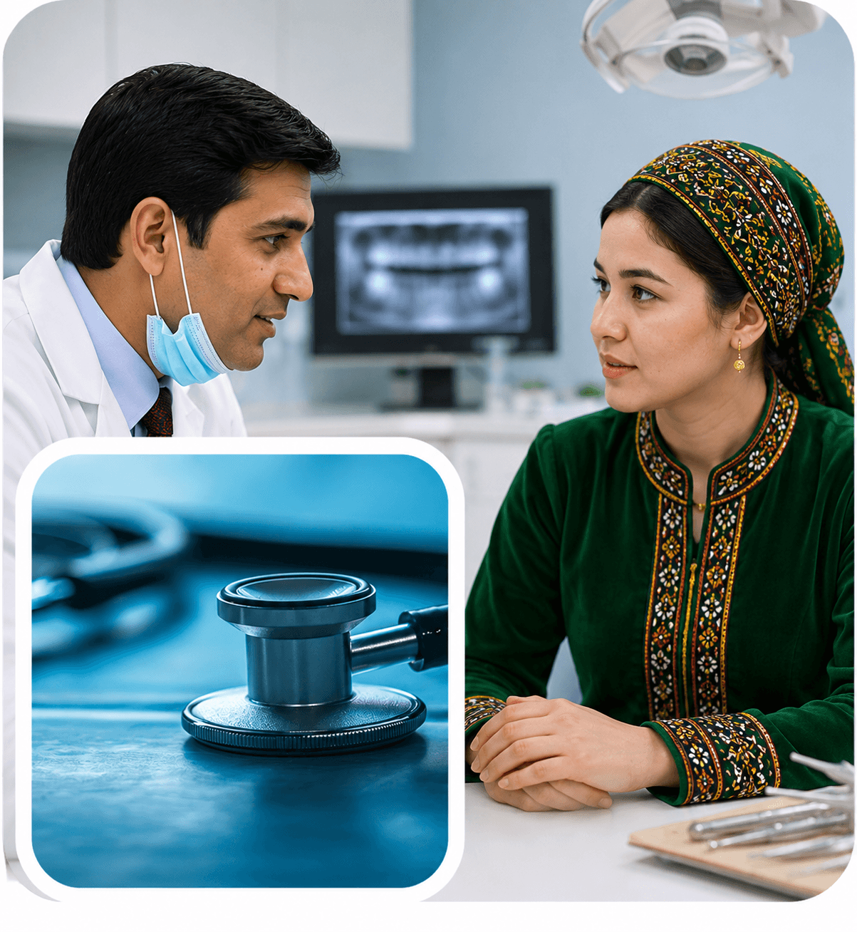 Support Services for Turkmenistan Patients Traveling to India