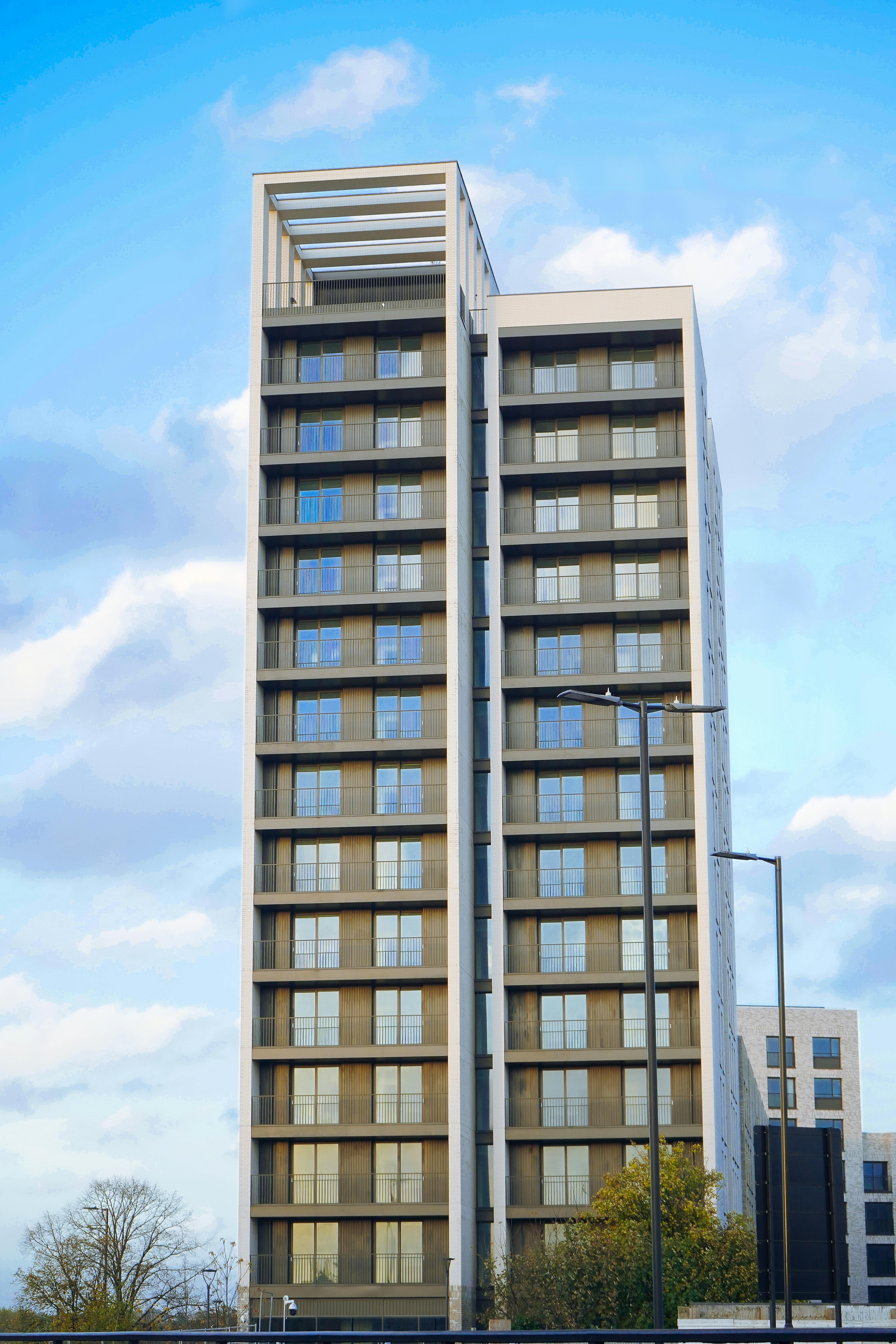 An apartment building