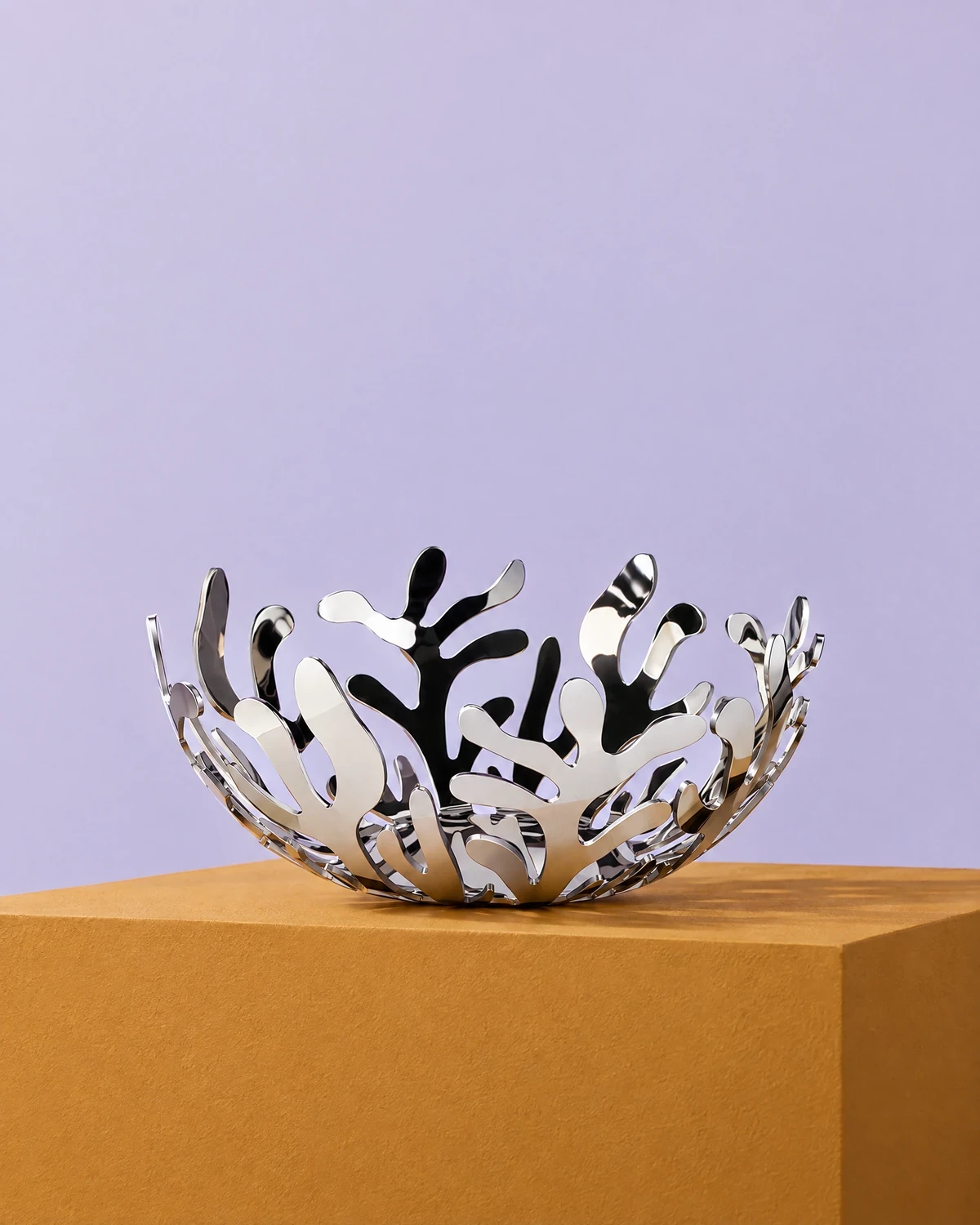Independent concept, not commissioned or endorsed: Alessi Mediterraneo stainless-steel fruit holder