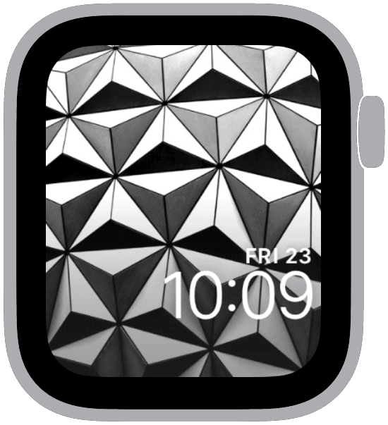 an apple watch face from the lines collection