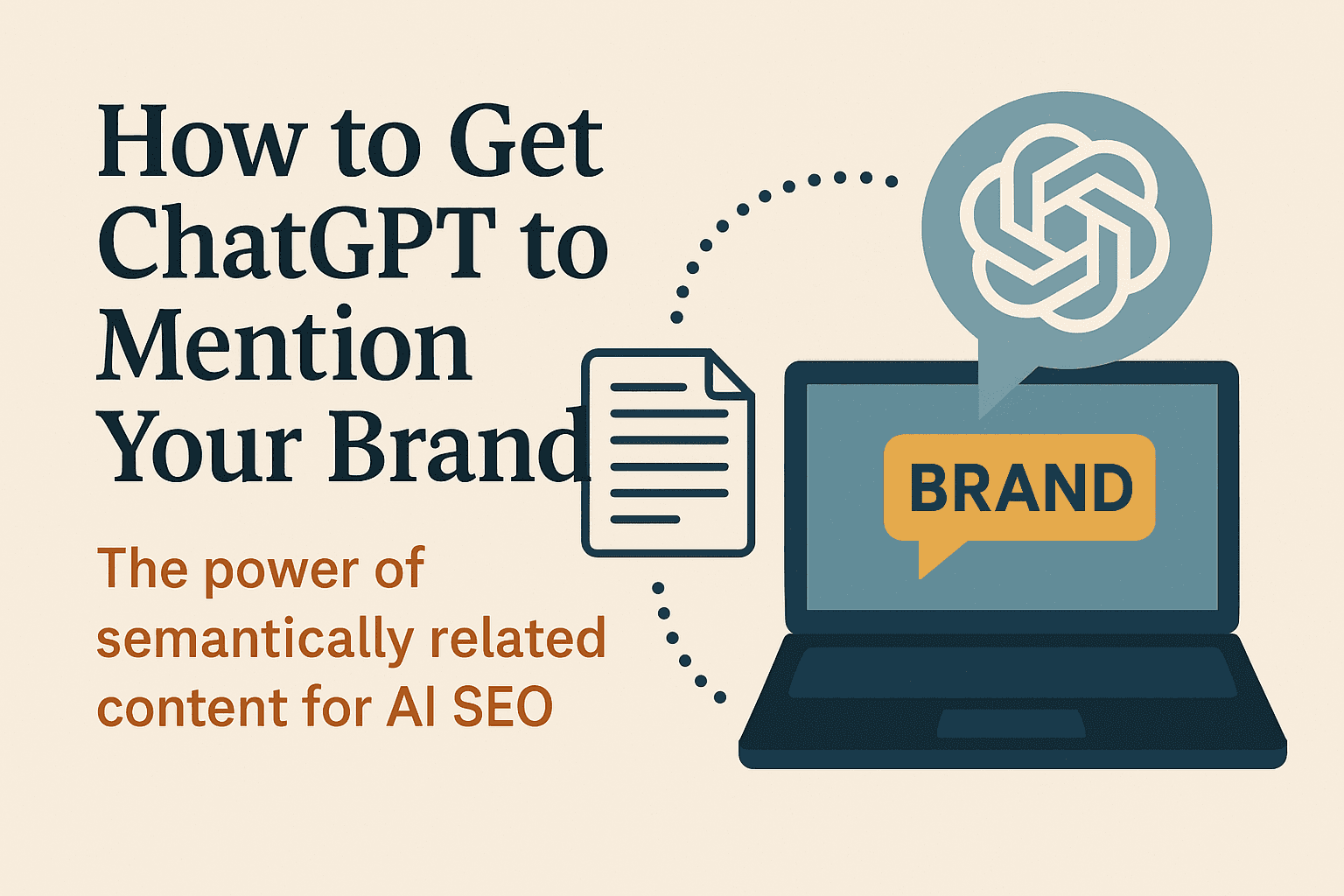 How to get ChatGPT to mention your brand: The power of semantically related content for AI SEO