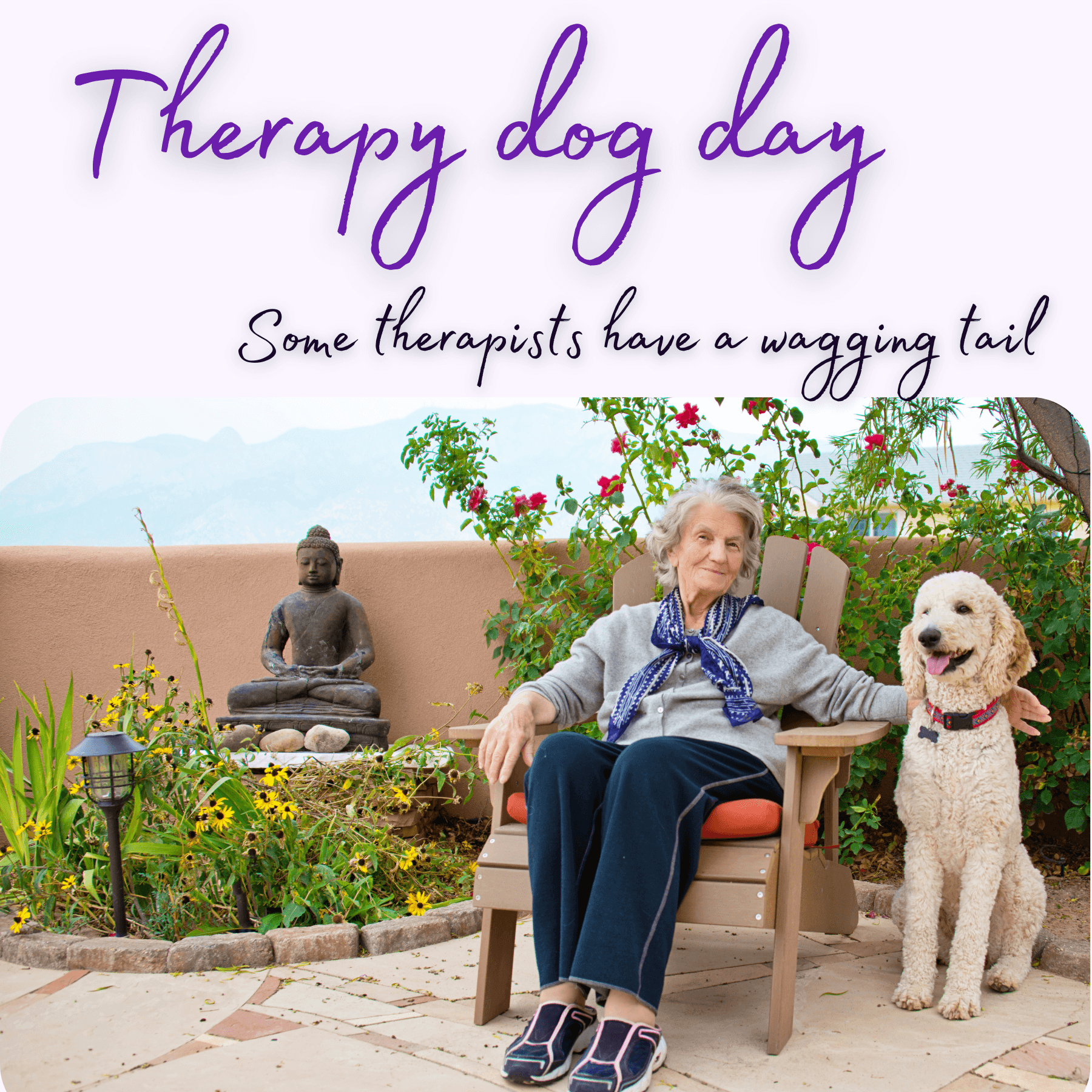 Dog Therapy Appreciation Day social graphic