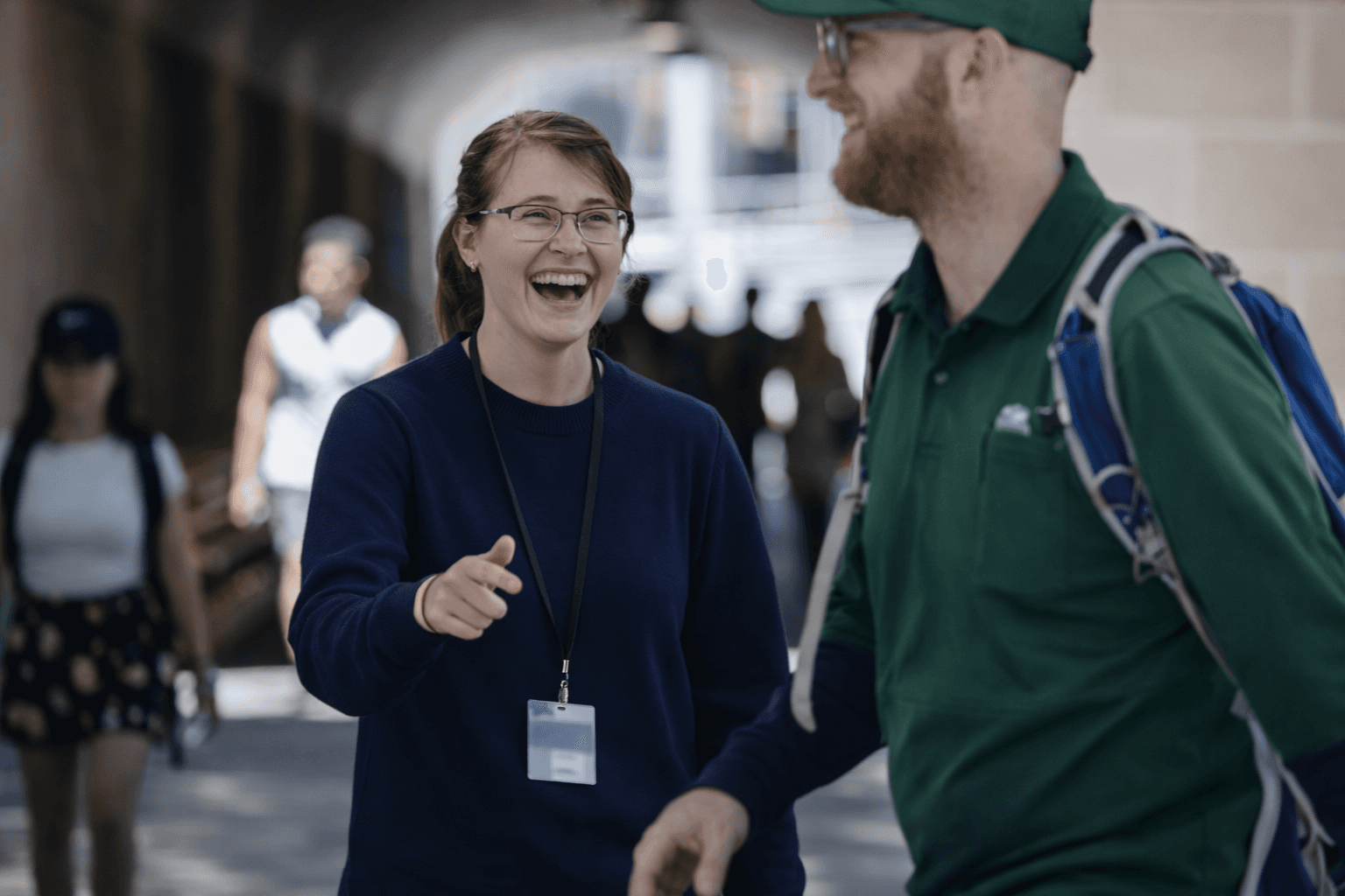 Team member discussing