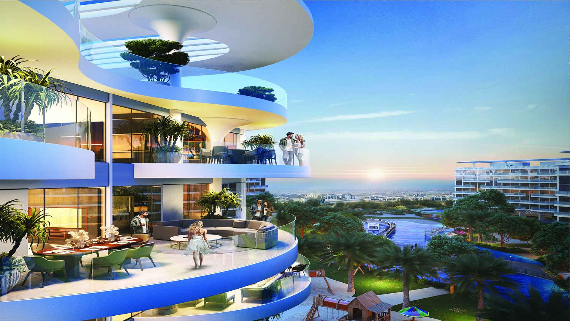 Damac Lagoons Andalucia Balconies