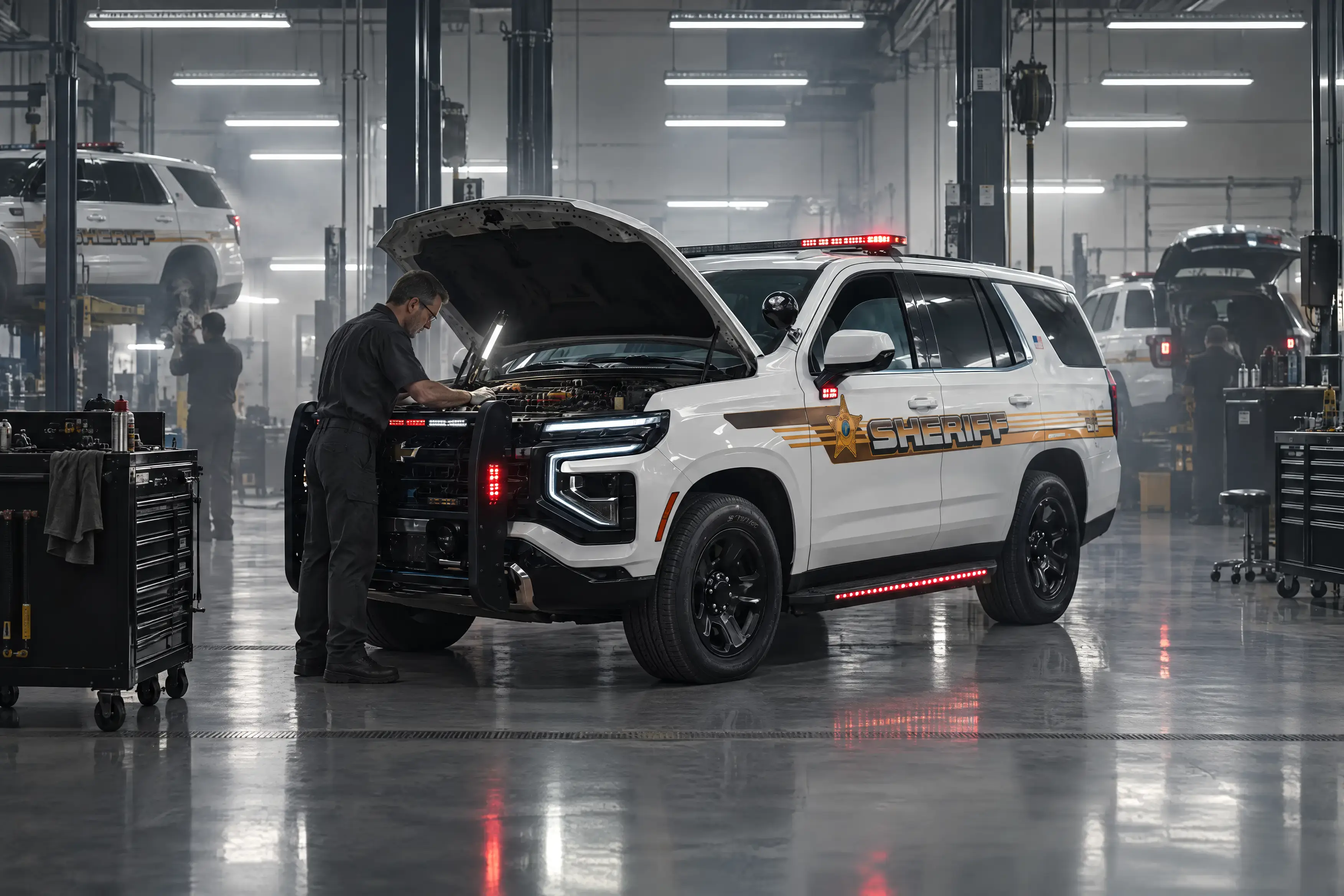 Comparison of lowest-bid police vehicle upfitting versus long-term fleet value and total cost of ownership