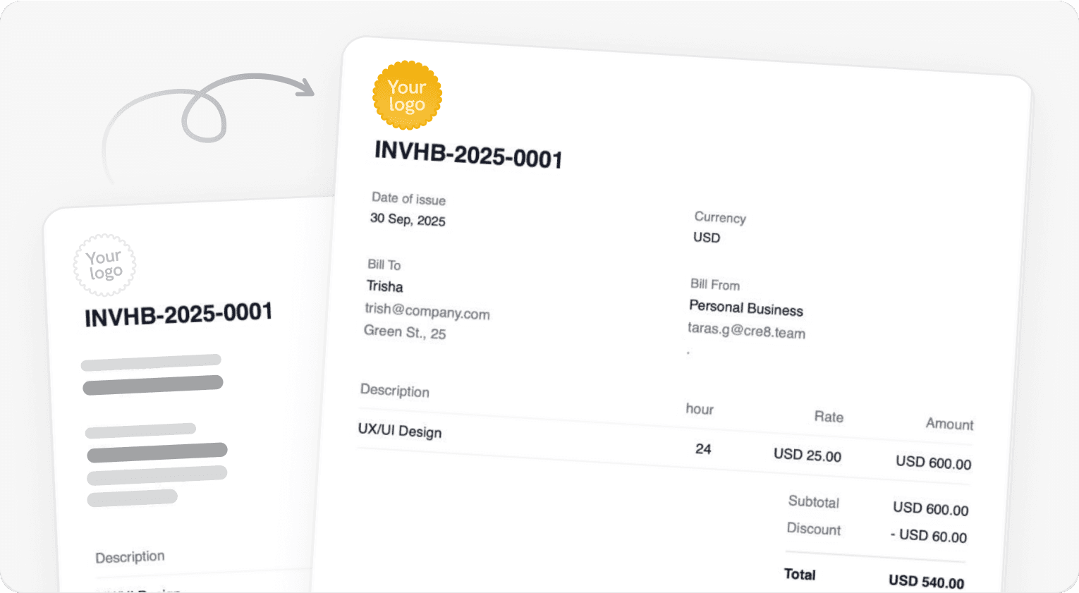 Dashboard showing MRR of $69,897 and 1206 active users with an upward trend graph.