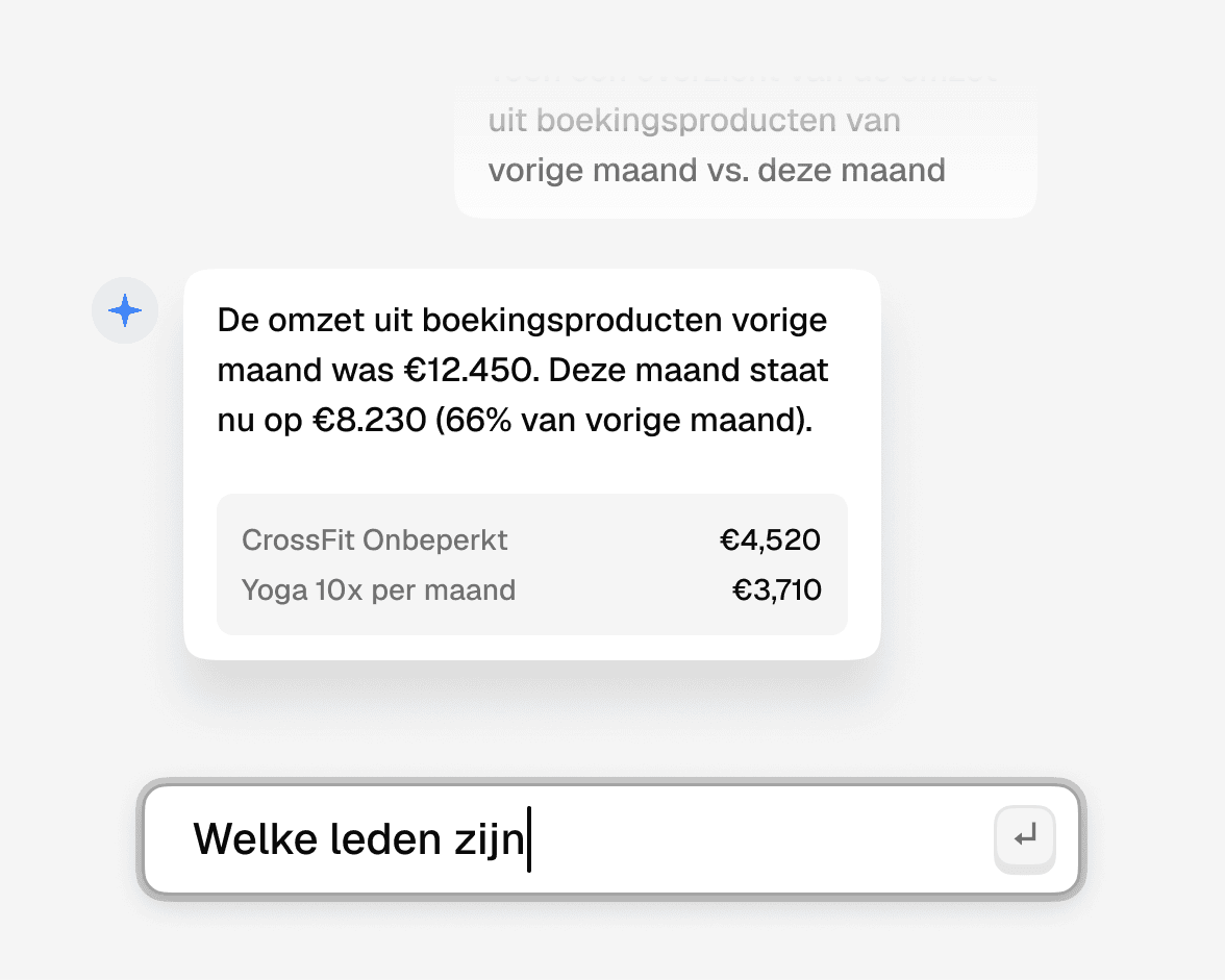 Vraag Huppa AI naar je data