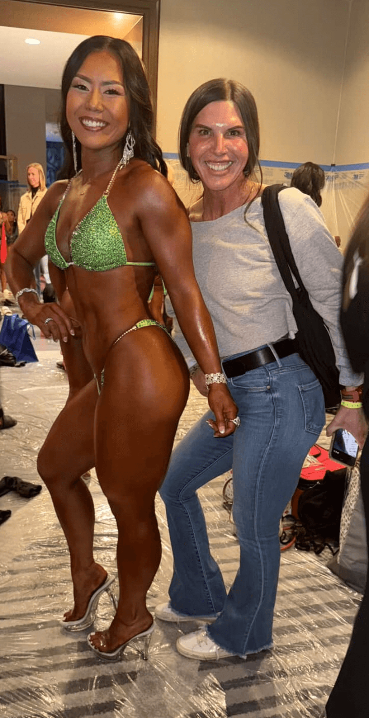 Rachel Stone, personal trainer and fitness coach, smiling in natural light