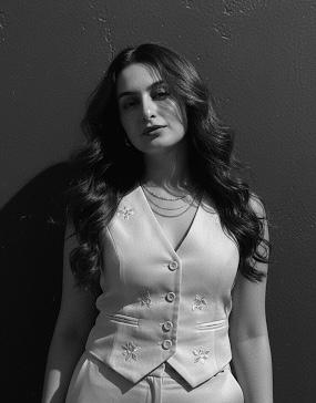 greyscale photography of woman