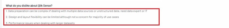 Qlik Sense User Reviews
