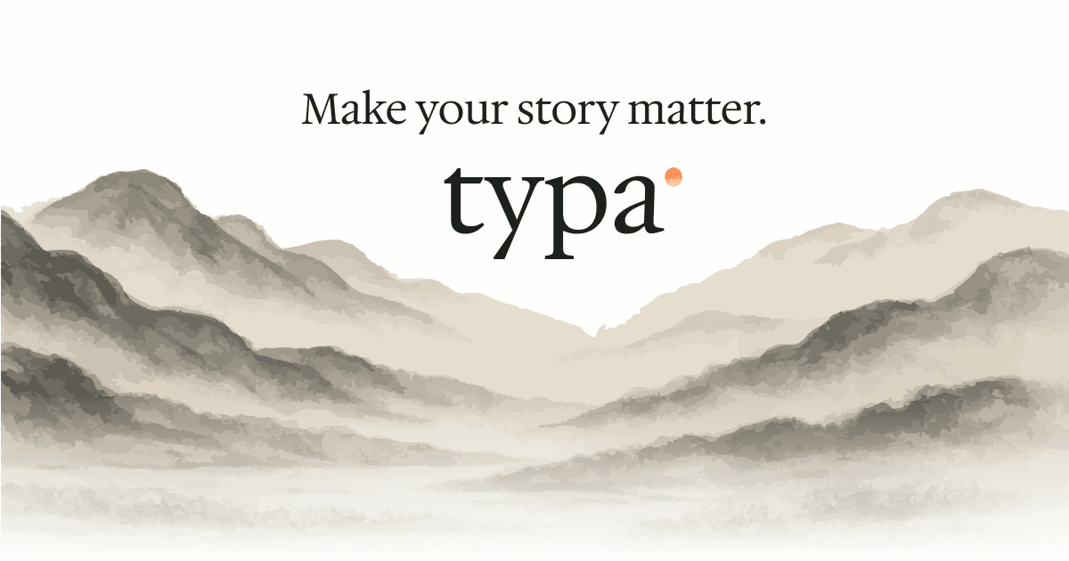 Typa - Make your story matter logo
