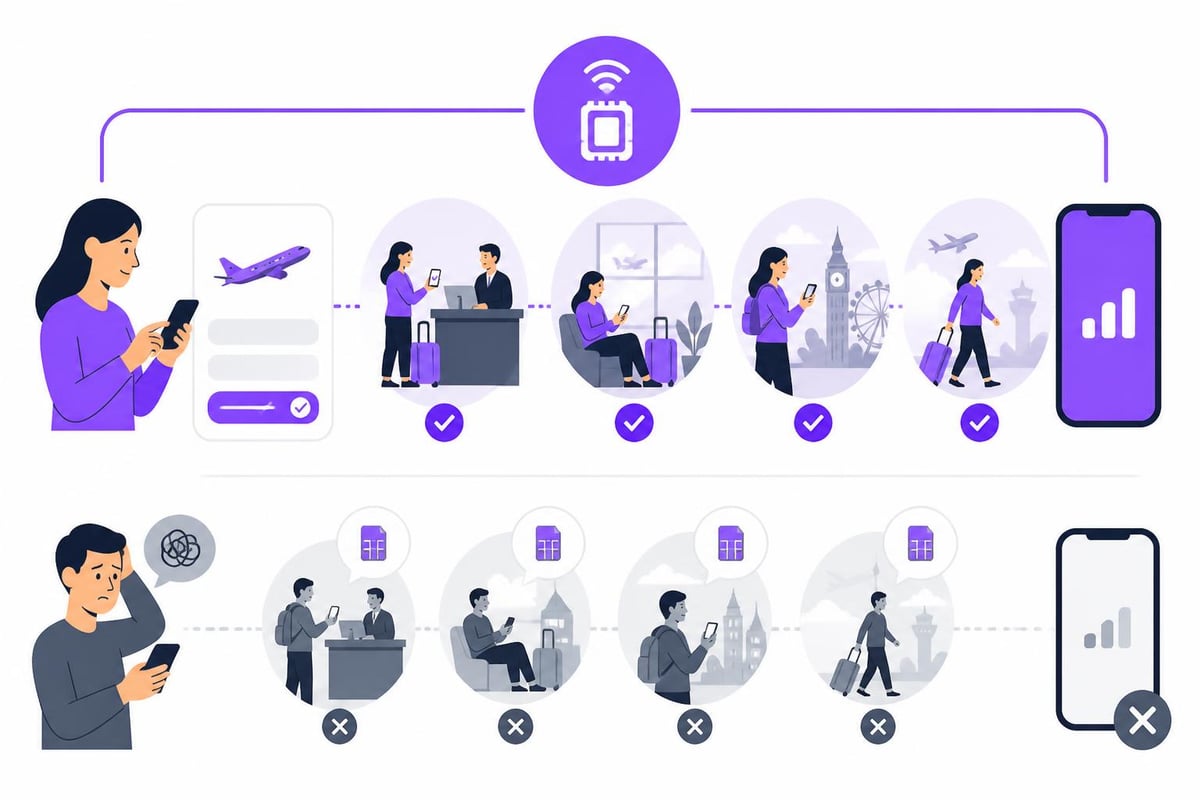Travel connectivity workflow