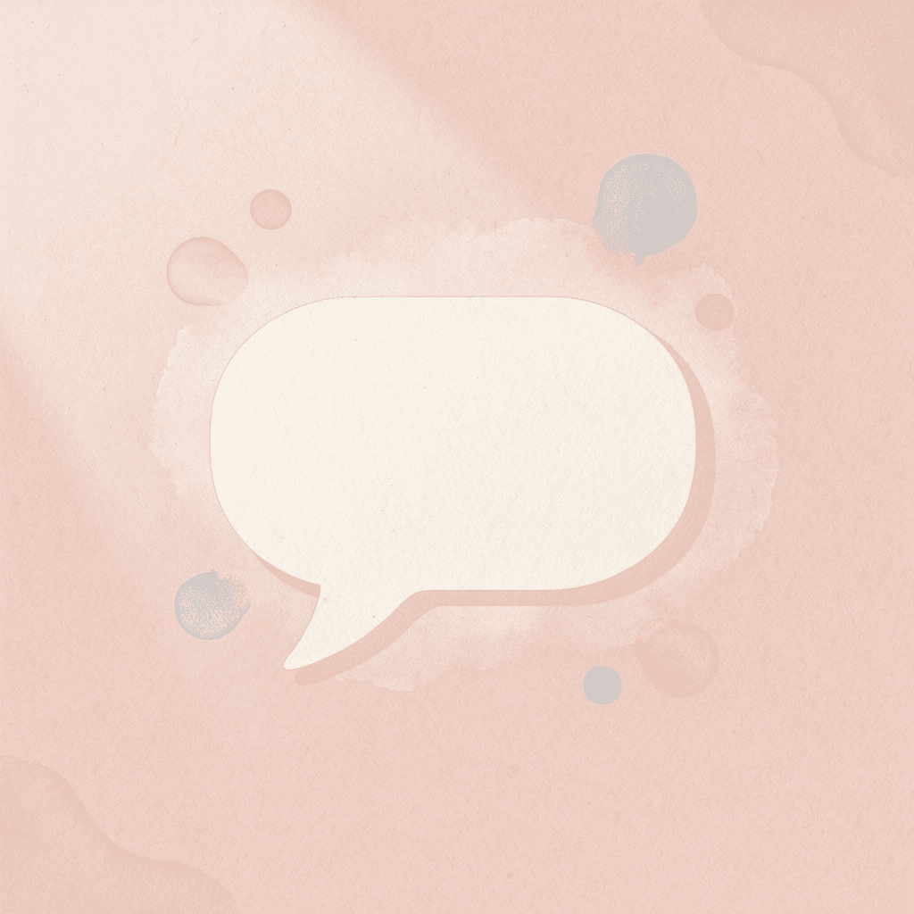 Speech bubble icon representing everyday religious expressions