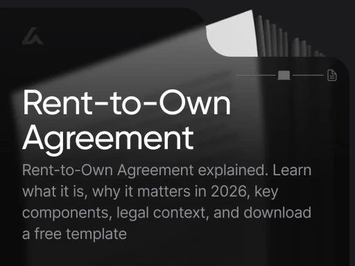 Rent-to-Own Agreement