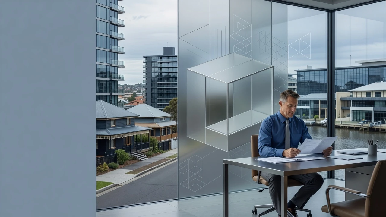 Professional header image for educational tutorial: The Landlord Information Statement Explained for Queensla...