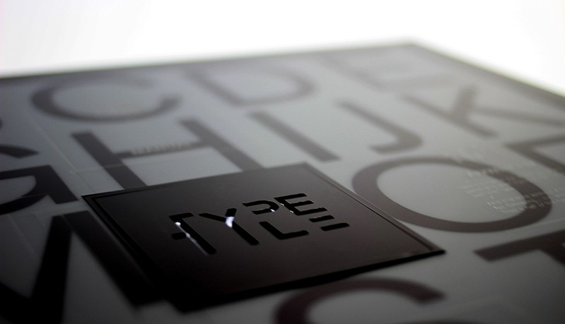black type on square