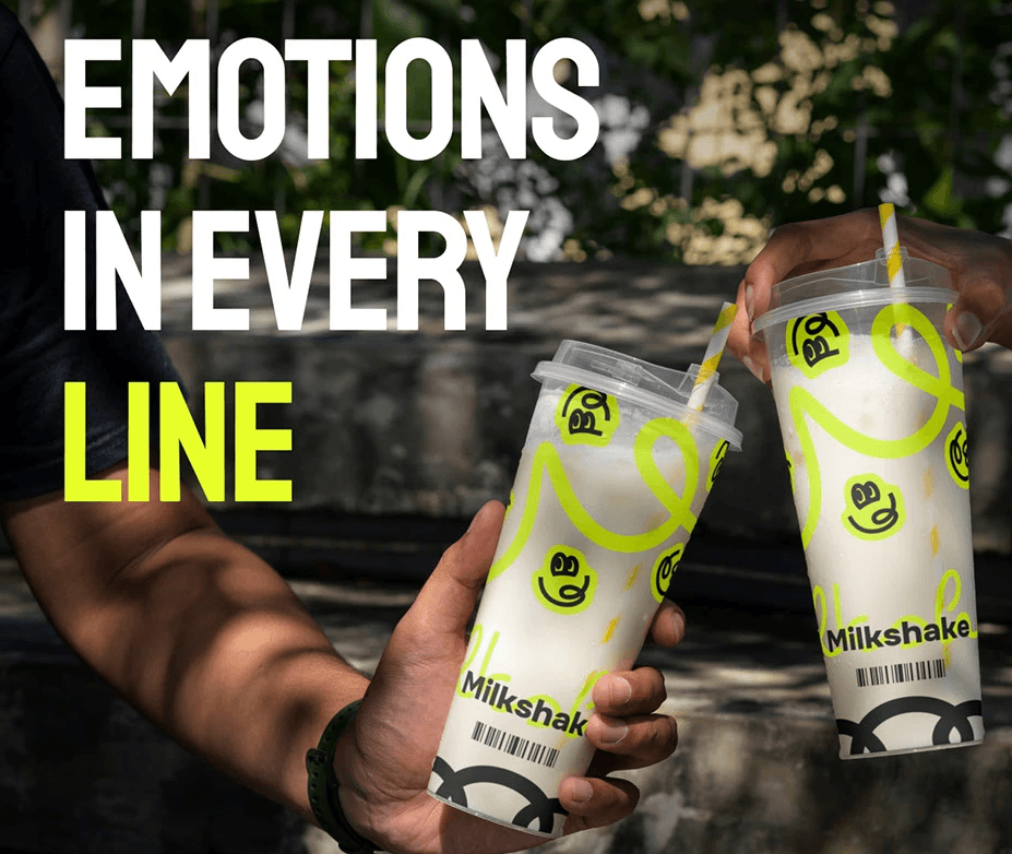 Skincare product packaging design with green accents