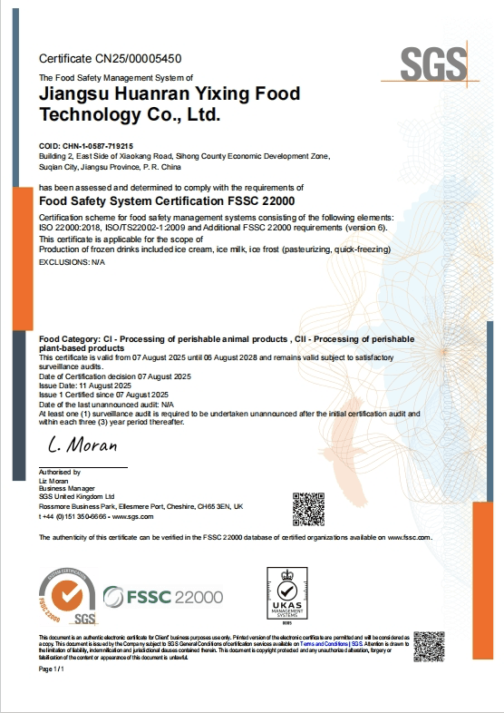 Image of Food Safety System  Certification FSSC 22000 Certification