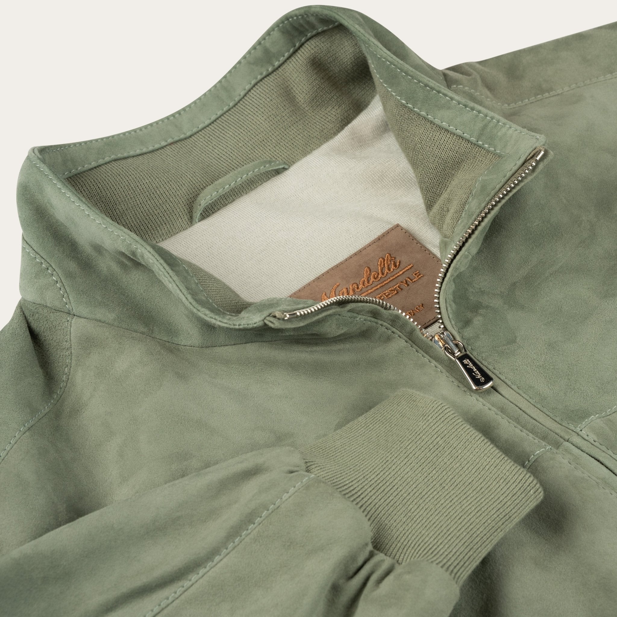 Summer Suede Bomber Jacket - Mandelli UK