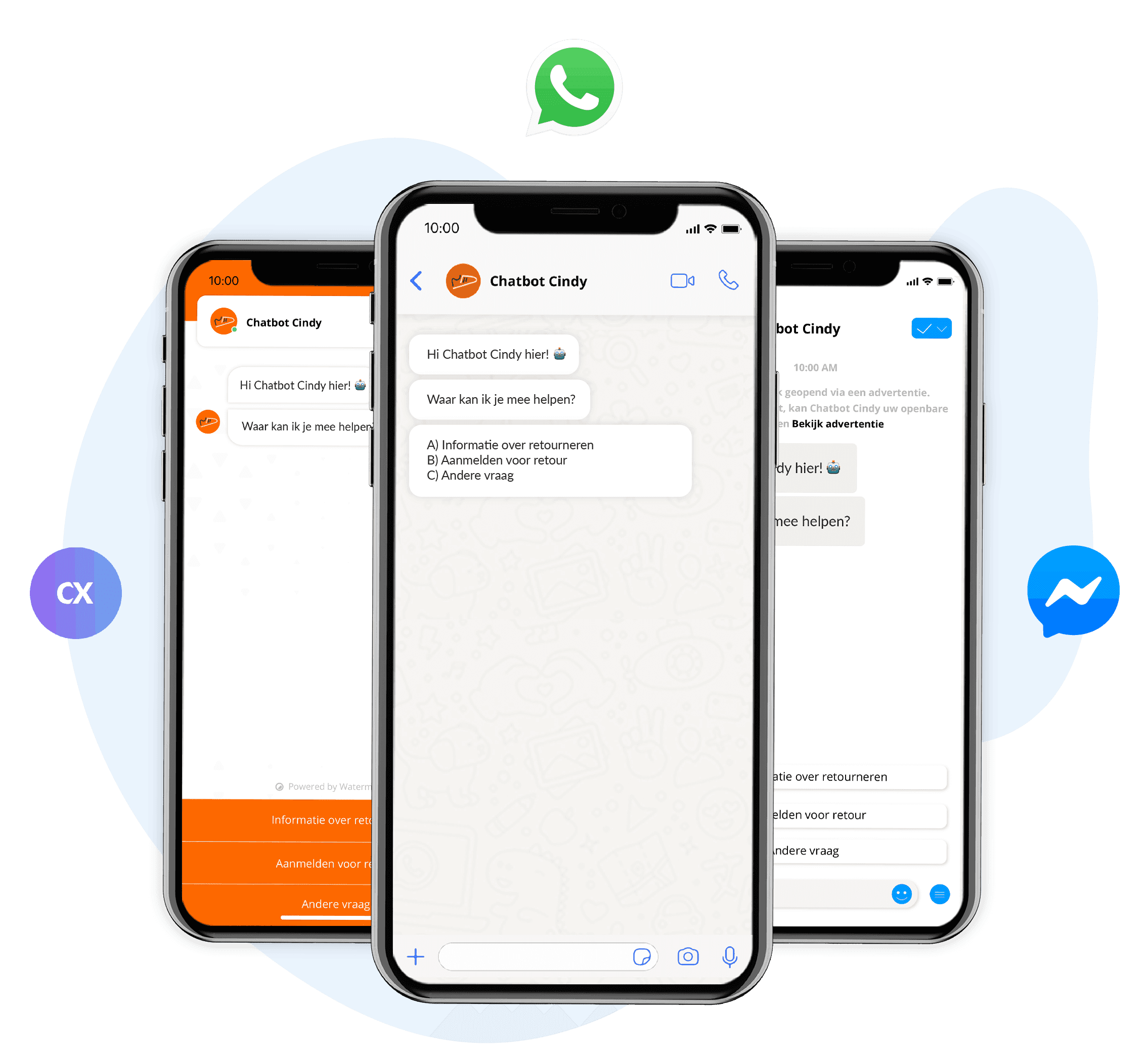 example chats on mobile