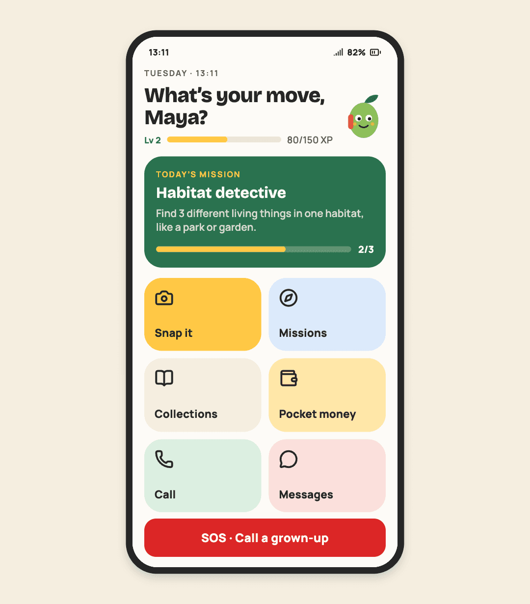 Pip home screen