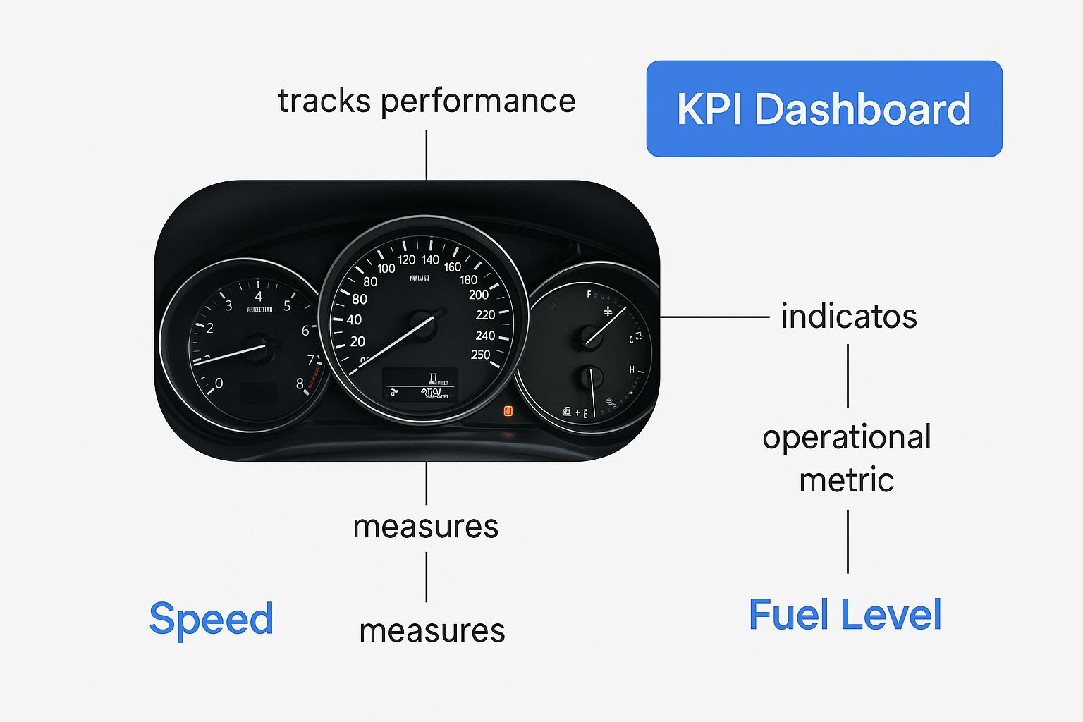 Infographic about understanding key performance indicators