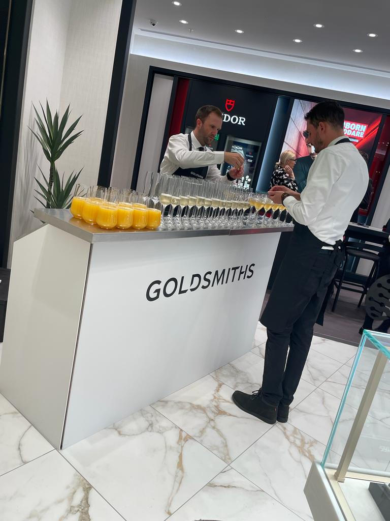 Elegant dining service at a high-profile business event