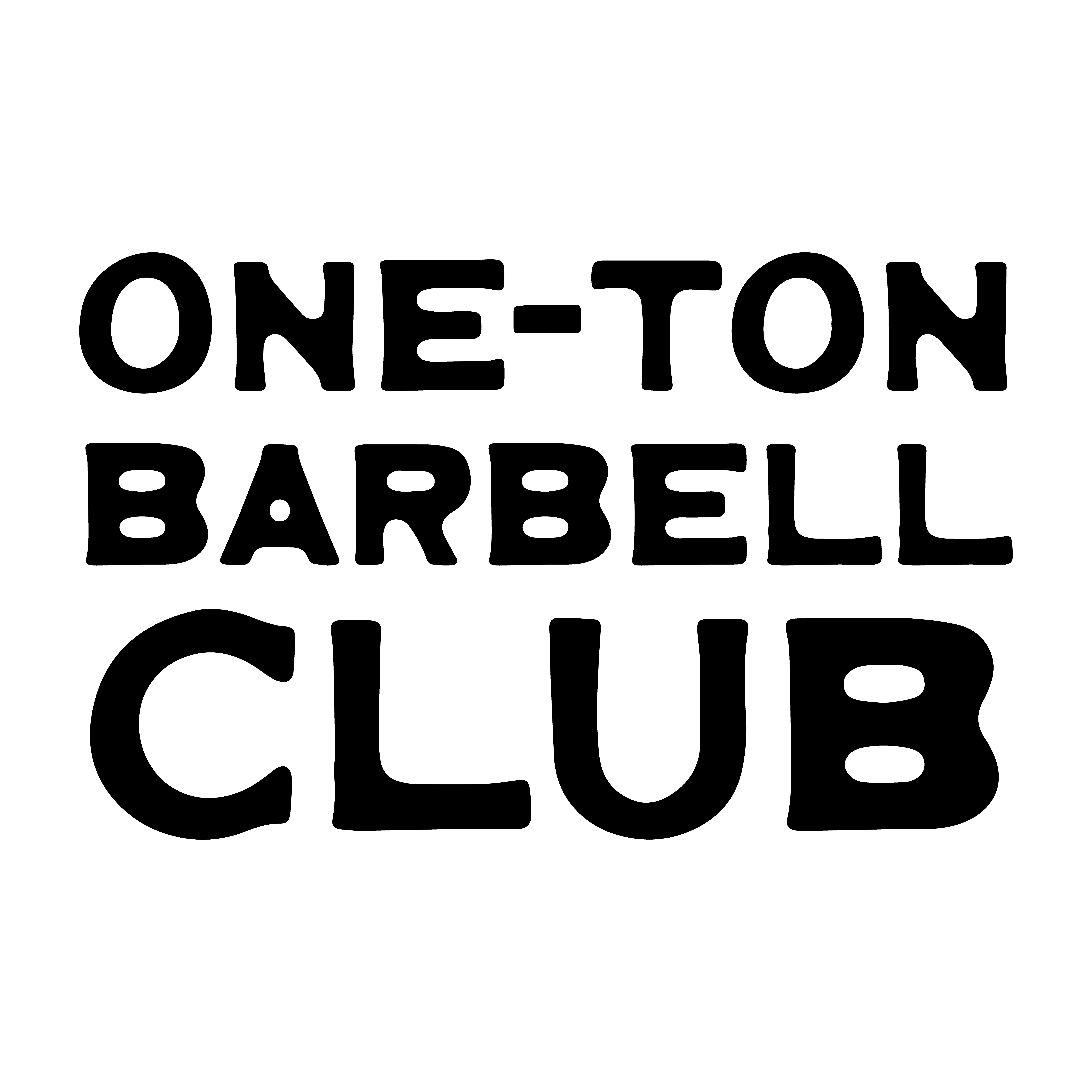 One-Ton Barbell Club Brand Mark