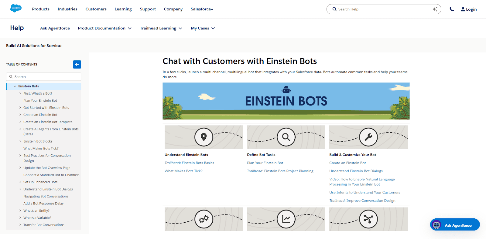 Salesforce Einstein Bot