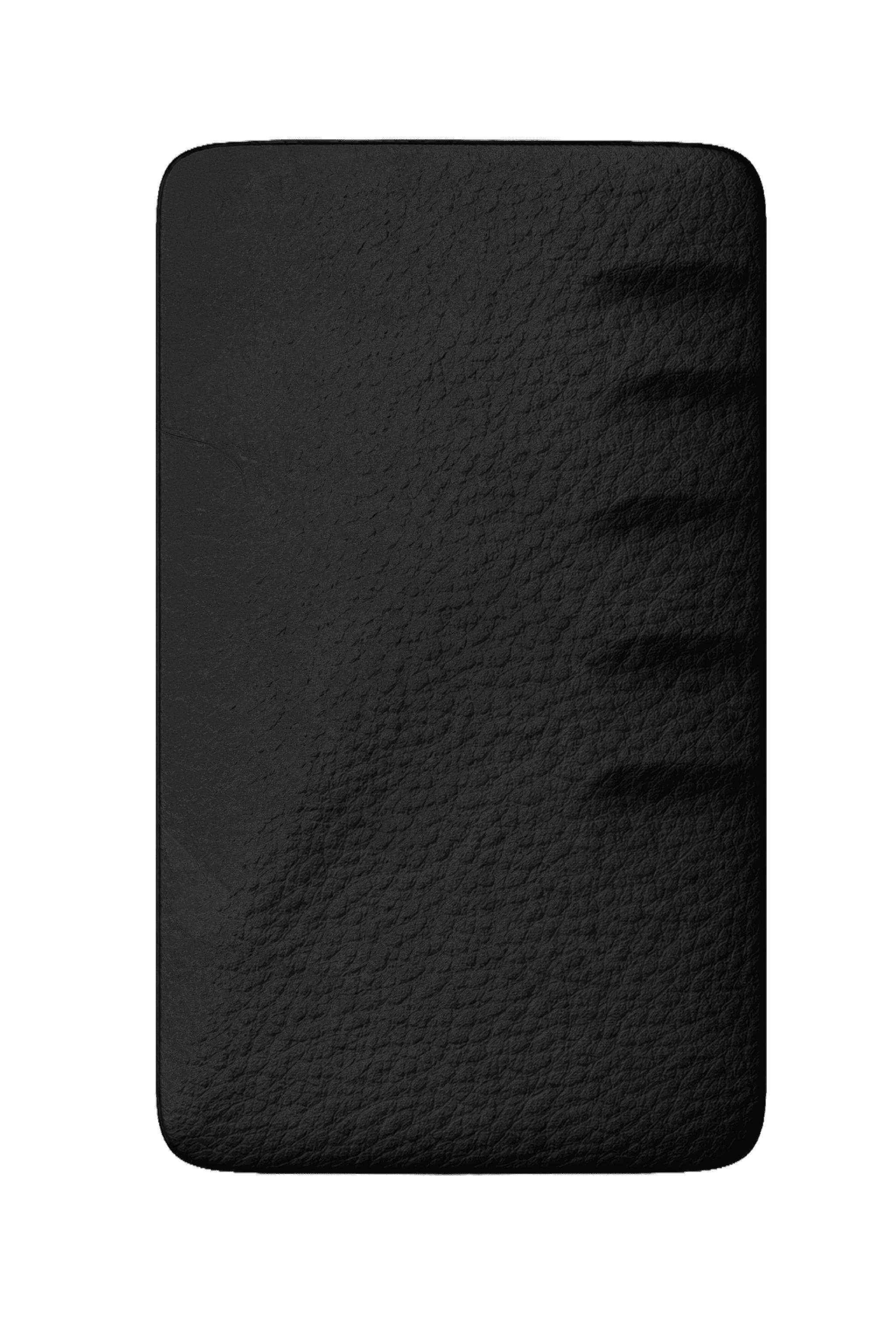 symbol: Matte black granular surface texture