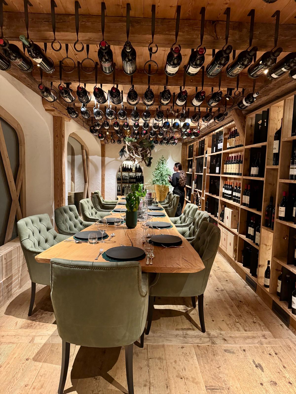 Snow-covered chalet venue for IQUW corporate ski event